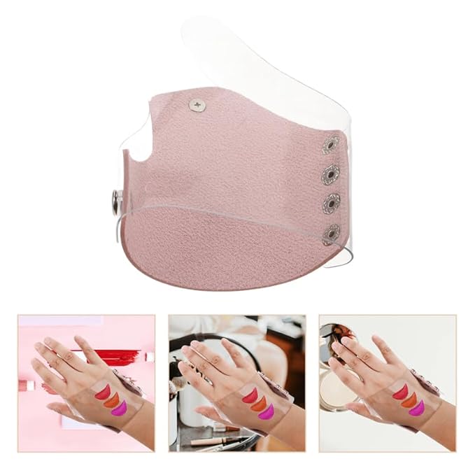 Baluue Palette Gloves 2-Pack Soft Comfortable Makeup Hand Gloves for Face Cream Dispensing Cosmetic Palette Protection