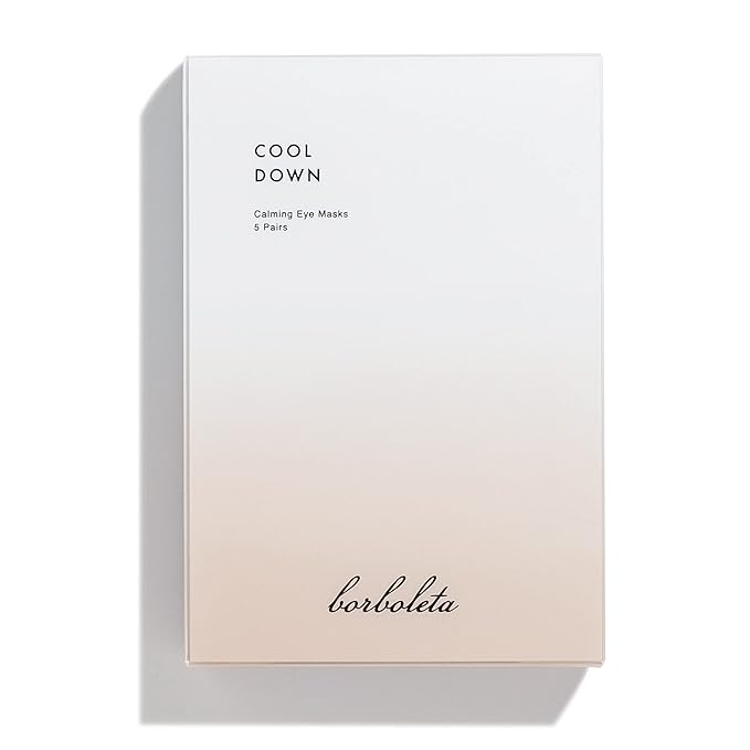 Borboleta Cooldown Calming Under Eye Masks - Under Eye Hydrating Patches for Puffy Eyes and Dark Circles (5)