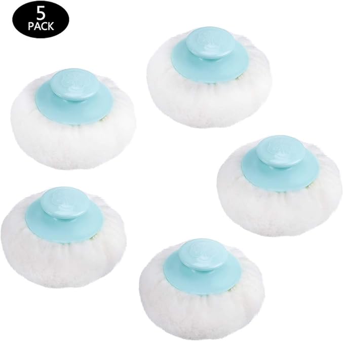 HSOMiD Powder Puff Replacement,Pack of 5 Body Powder Puff