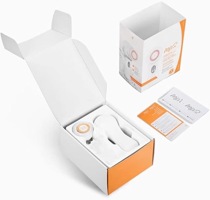 Clarisonic Mia 2 Facial Cleansing System, 2 Speed Settings, Sensitive Brush Head (White)