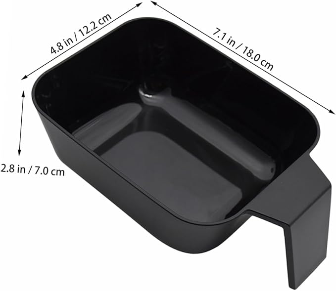 Hair Dye Bowl 2-Pack Wide Deep Mixing Bowls for Hair Color Tinting Reusable Salon and Home Diy Coloring Tools 7.08X4.80X2.75In