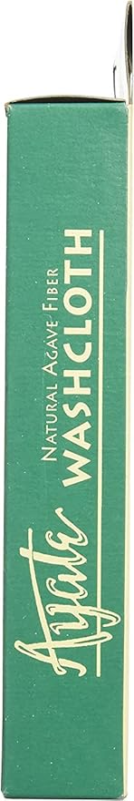 Ayate Washcloth, Exfoliating Washcloth, Agave Fiber Body & Face Wash Cloth, Body Loofah Alternative, Mold-Resistant Scrub Towel (Pack of 6)