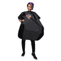 FRAMAR Black Salon Cape – Shampoo Hair Cape, Salon Color Capes, Chemical Capes For Hairstylist, Hair Dressers Drape, Cosmetology Supplies, Barber Supplies - Snap Closure & Rubberized