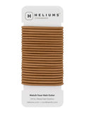 Cyndibands Elastic Hair Ties – Dark Golden Blonde - No Damage 4mm Ponytail Holders for Women & Kids, 24-Pack Hair Elastics in Neutral Colors
