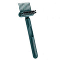 Hair Brush Comb Cleaning Tool Comb,2-in-1 Hair Brush Cleaner Tool, Portable Remover Rake for Removing Hair Dust, Home and Salon Use (Dark Green)