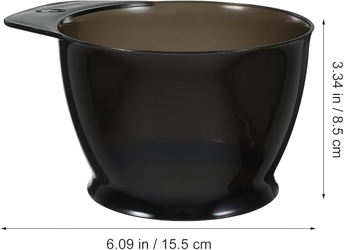 Hair Color Mixing Bowl 6.10 Inch Anti-Slip Hair Dye Bowl with Scale for Salon and Home Hairdressing Color Tinting and Oil Treatment