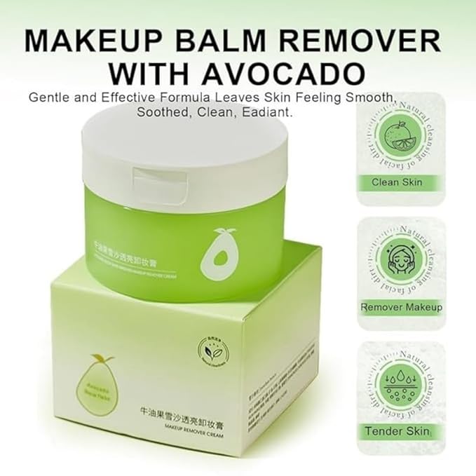 Makeup Cleaning Balm, Cleansing Balm Makeup Remover, Deep Cleaning, Makeup Cleansing Balm for Waterproof Eye Face Lip Makeup, Makeup Melting Cleansing Balm 100g