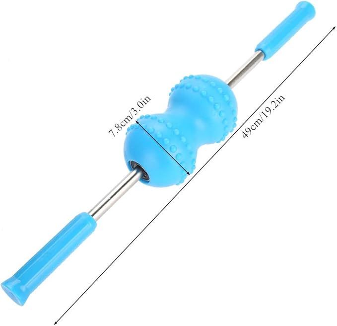 Taidda Massage Roller, Portable Multifunctional Body Muscle Yoga Massage Roller Stick Pain Relief Stick