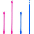 Yilloog 4 Pcs Heatless Curls Hook Spiral Curlers for Long Wave Styling Hair in 13. 8 and 22 Inch Lengths(Blue, Rose Red)