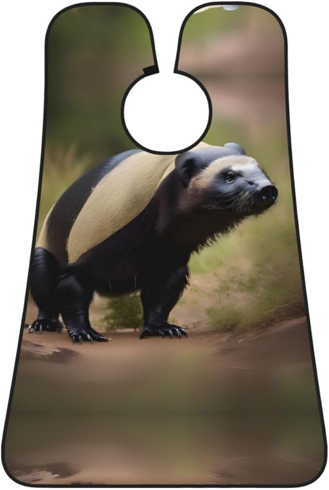 Pinks Cotton Candy Print Beard Bib Shaving Apron, Beard Hair Trimming Cape Gift For Dad