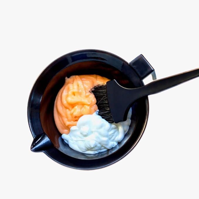 4Pcs Hair Dye Bowls Plastic Hair Color Bowls with Handles, Salon Styling Hairdressing for Salon Barbershop Hairdressers