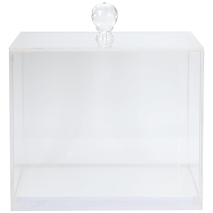 ForPro Premium Pure & Simple XL Facial Towel Acrylic Holder, Holds 50 Pure & Simple XL Facial Towels, Disposable Makeup Remover Dry Wipe Holder