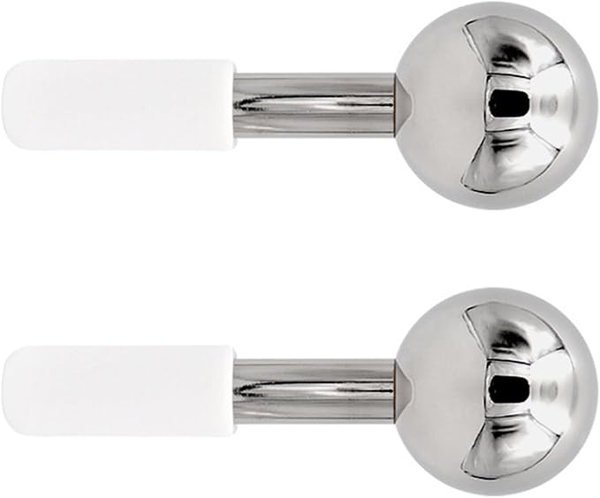 Unbreakable Cryo Stick for Beauty Routines,360 Ice Globes for Face & Eyes,Portable Facials Cold Roller Colling Globes Unbreakable Stainless Steel Cryo Stick