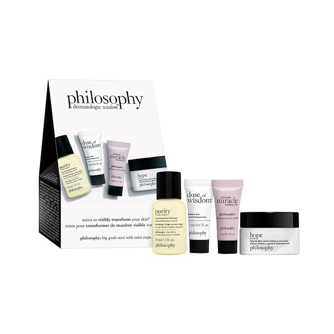 philosophy purity made simple one-step facial cleanser- with meadowfoam seed oil gently cleanses & melts away dirt, oil & stubborn makeup paraben-free face wash