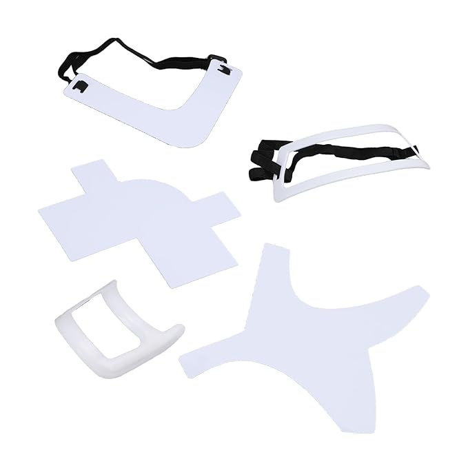 Beard Shaper ABS Styling Tool Hairline Neckline (White)