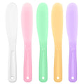 Small Plastic Skin Care Spatula, 5Pcs Reusable Makeup Spatulas, Face Mask Applicator Tool, Mask Spatula, Cream & Lotion Spatulas Tools for DIY Skincare
