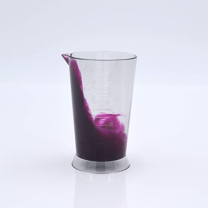 Colortrak Beaker, Easy To Read Color Beaker, Measurement Markings in Ounces and Milliliters, 4 ounce Capacity, Ideal For All Stylists, Easy To Clean, 3.7 inches high