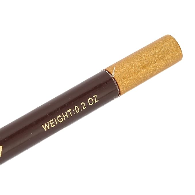 ANGGREK Beard Lineup Pen, White Hairline Pen Professional Beard Pencil Filler Household Beard Pencil Liner Shaping Styling Tool(Dark Brown)
