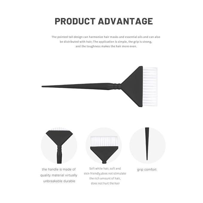 Classic Hair Dye Brushes,4 pcs Multi-Color Tint Brushes – Standard Size, Versatile Hair Dye Brushes for Professional Coloring, Reusable and Washable