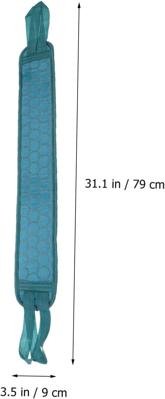 Exfoliating Back Scrubber Set 2pcs Long Bath Strap Gloves for Deep Cleansing Suitable for Skin Types Soft Touch