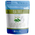 Tea Tree Foot Soak 32 Ounces (2 Lbs) USP Grade Epsom Salt with Natural Tea Tree Essential Oil Plus Vitamin C in BPA Free Pouch with Easy Press Lock Seal Made in USA DIY Home Spa Foot Care