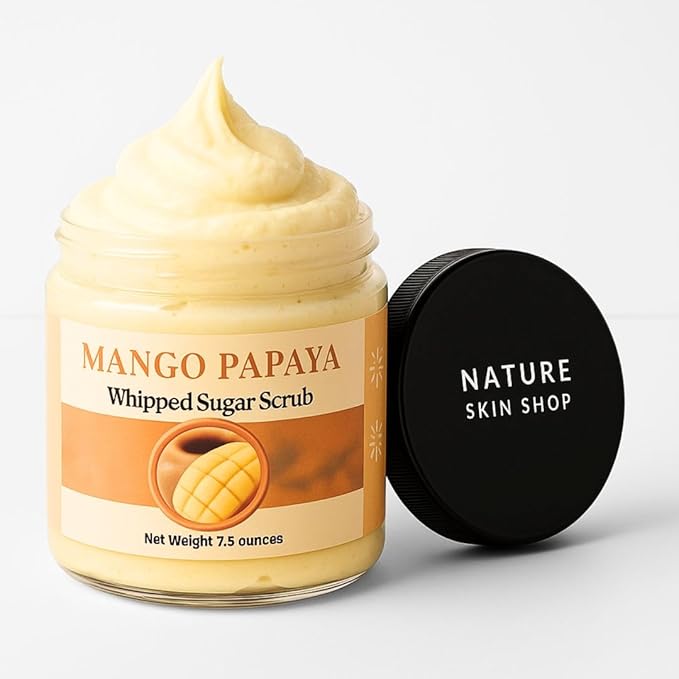 Sugar Scrub Soap Whipped Cream (Mango Papaya)