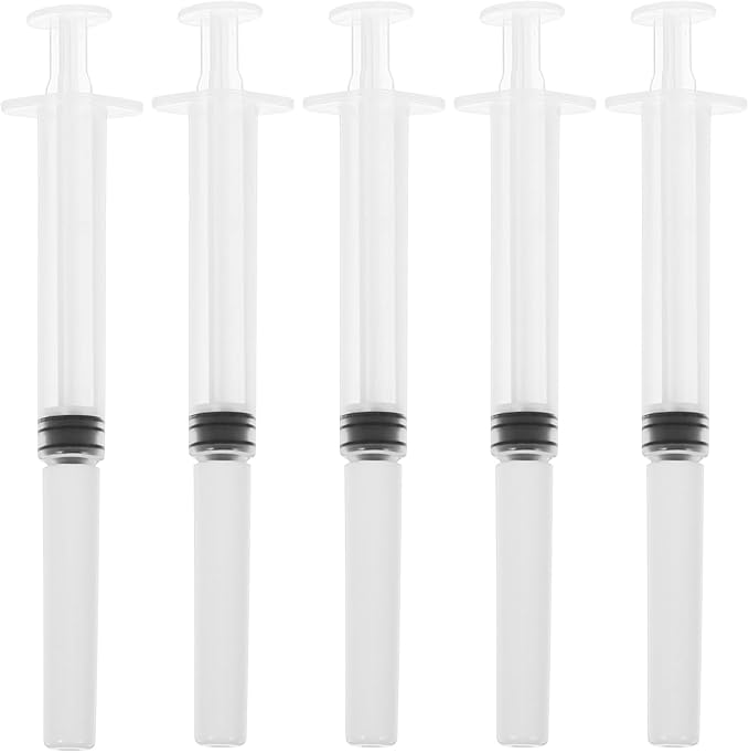 20Pcs Disposable Rectum Injector Applicator Transparent White Health Tool for Smooth and Painless Application Gel 4.72 inches