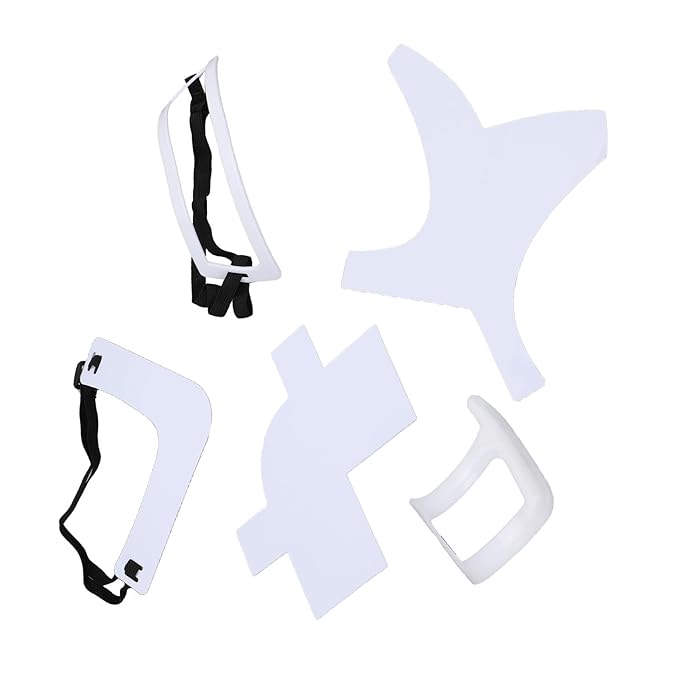 Beard Shaper ABS Styling Tool Hairline Neckline (White)
