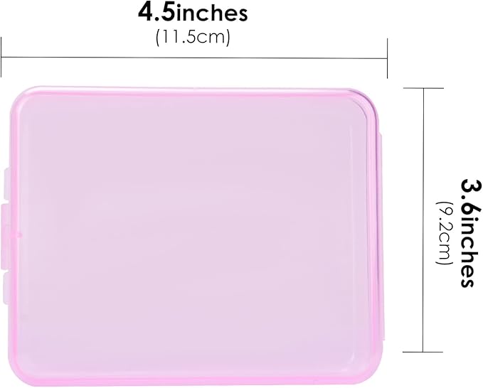 3 Pack Travel Cotton Swab Qtip Holder, Portable Hair Tie Organizer with Lid, Flosser Dispenser, Lightweight Storage Organizer for Bathroom Vanity Countertop