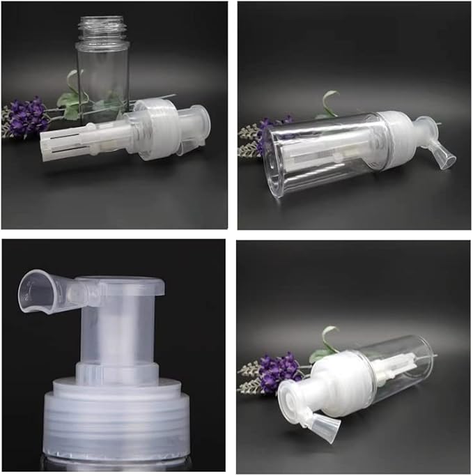 110ml Powder Spray Bottle Portable Detachable Travel Spray Bottle Plastic Powder Sprayer Bottles Container PET Cosmetics BottleRefillable Hair Fiber Applicator for Home Barber Shop