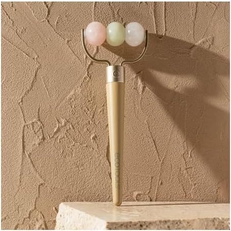 Stone Body Roller with Rose Quartz, Jade & White Jade by EcoTools