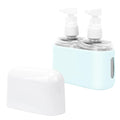 Skycase Travel Bottles - Leak Proof Refillable Tsa Approved Travel Size Toiletries, 2 in 1 Liquid Bottles Containers with Labels and Funnel Airplane Accessories Kits for Lotion Liquid (Blue)