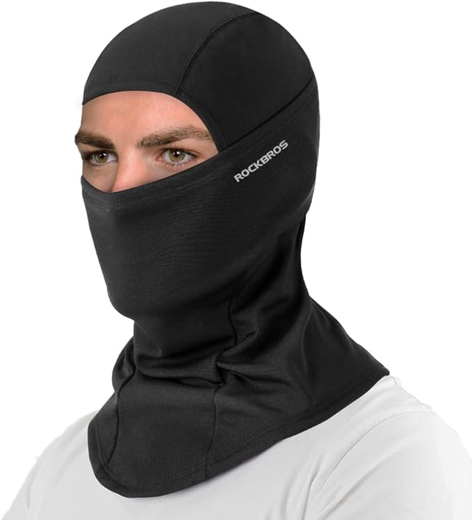 ROCKBROS Cold Weather Balaclava Ski Mask for Men Windproof Thermal Winter Scarf Mask Women Neck Warmer Hood for Cycling