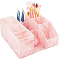 Acrylic Large Capacity Makeup Organizer, Grafting Beauty Extension Supplies Lash Storage Display, Eyelash Storage Case Brush Tweezers Cosmetic Holder (Pink Marble)