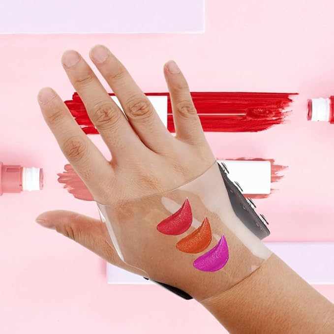 FRCOLOR 2pcs Makeup Mixing Palette Gloves Comfortable Stain Hand for Foundation Eyeshadow Reusable Beauty Tool for Professional Makeup Artists and Enthusiasts