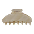 Luxury Cream Claw Clip for Women | Our Acetate Cream Hair Clip Feels Light, Looks Smooth and is Easy to Wear | Use for easy Half Ups with No Snagging and a Secure Grip in a Large Four Inch Size
