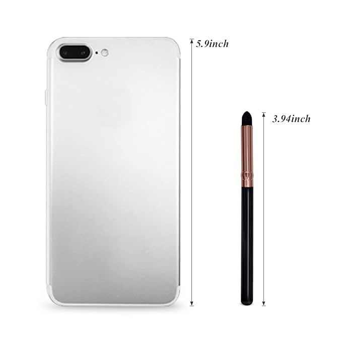 Eyeliner Smudge Brush Pencil Stick Set,10Pcs Professional Sponge Blending Makeup Tool for Eyeshadow and Eyebrow Reusable Applicator