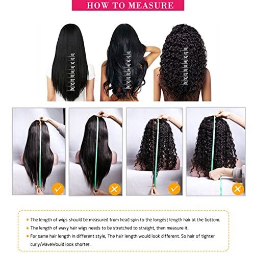 Aiterina Headband Wig deep wave human hair wigs for Black Women Brazilian Remy Hair Glueless Non Lace Front Wig 150% Density Natural Color (28 inch, Headband Wig Deep Wave)