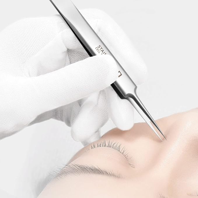 Professional Facial Blackhead Remover Tweezers,3Pcs Precision Pimple Popper Tool Kit for Whitehead Ance Blemishs Comedones Stainless Steel Makeup Tool - Matte