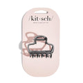 Kitsch Open Shape Metal Hair Clips for Women - Durable & Elegant Metal Claw Clips | Strong Hold for Updo and Half Up Styles | Ideal Gifts for Women - Hematite 1pc