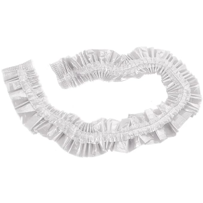 ForPro Professional Collection Spa Liners, Fit All Pedicure Spas, Disposable Pedicure Liners, Clear, 100-Count