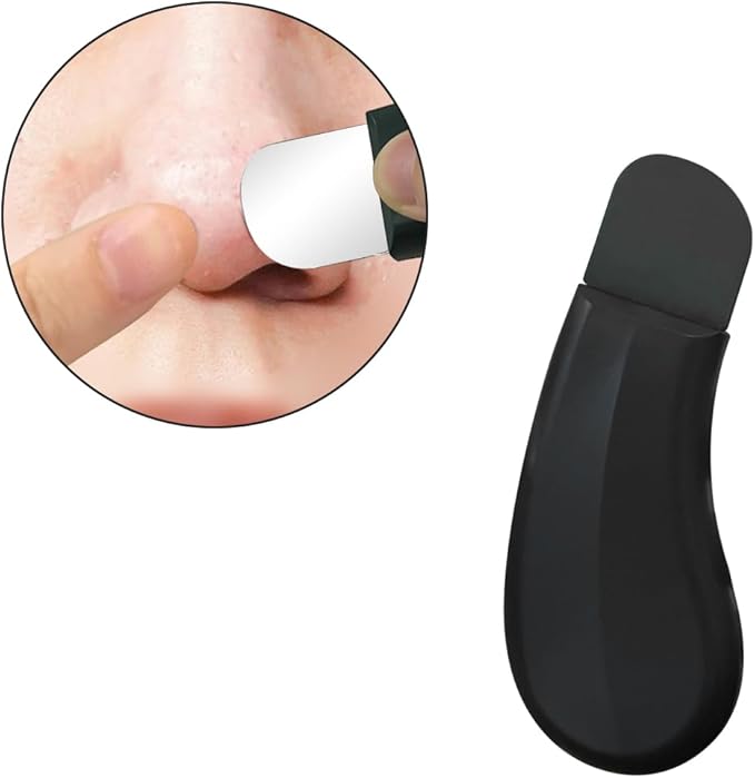 2Pcs Face Blackhead Remover,Silicone Blackhead Remover Tools，Daily Skin Clean Spatula，Mild Deep Clean Pore Cleaner Tool for Men and Women