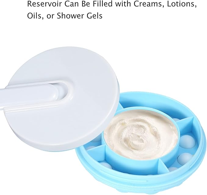 Back Lotion Applicator and Massager, Handheld Self Moisturizer Cream Lotion Applicator, Body Leg Bath Lotion Applicator For Back Brush Massager Massaging Tool