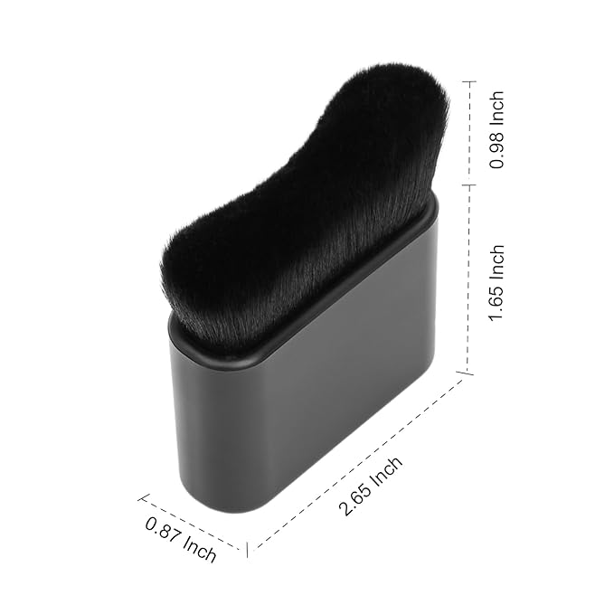 UNIMEIX Self Tanner Brush Sunscreen Body Makeup Brush Kabuki Blend Applicator Spray Tan Blending Beauty Brush for Body Coverage Perfector(Black)