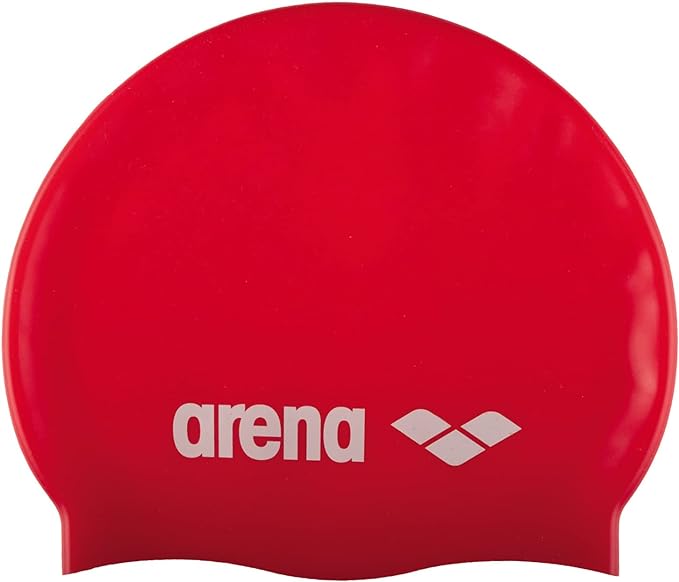 Arena Classic Unisex Soft Silicone Swim Cap for Women and Men, Intensive Training Comfortable Non-Slip Long Hair Swimming Hat