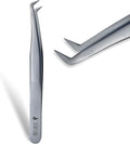 Stacy Lash STL-9 Eyelash Extension Tweezers/Precision Tool for Volume Extensions & False Lashes Application & Premade Fans/Curved Tweezer Tip/Beauty Accessories/Eyelashes Supplies
