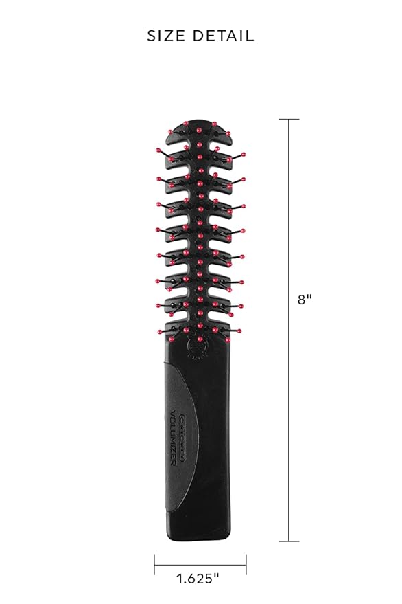 Cricket Static Free Volumizer Hair Brush - Blow Drying, Styling, and Detangling All Hair Types, Long, Short, Thick, Thin, Curly, Straight, and Wavy