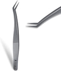 Stacy Lash STL-11 Curved Eyelash Extension Tweezers/Supplies for Classic Extensions & Premade Fans/Precision Tools for Volume False Lashes Application/Beauty Accessories/Eyelashes Tool Applicator