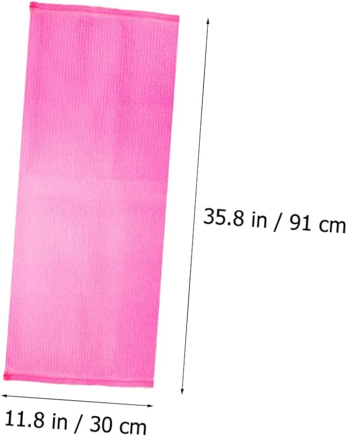 4pcs Exfoliating Bath Towel Back Washer Exfoliating Back Scrubber Back Scrubber Brush Back Scrubber Strap Shower Scrubber Body Washer Scrubber Shower Back Scrubber Bath Scrubber, 91x30cm