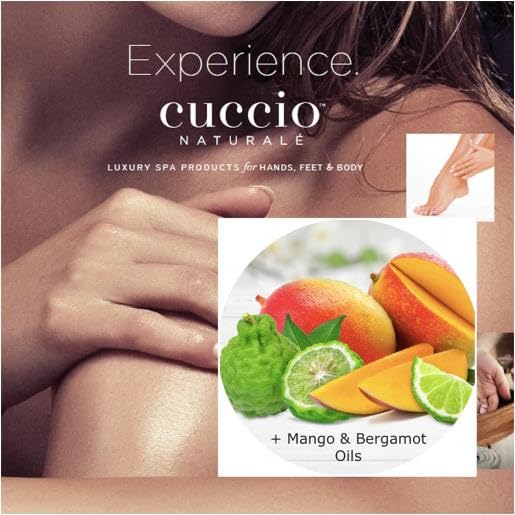 Cuccio Naturale Mango & Bergamot Revitalizing Cuticle Oil – Hydrating Overnight Cuticle Repair – Remedy for Damaged Skin & Thin Nails – Paraben & Cruelty-Free Formula – 0.5 Oz